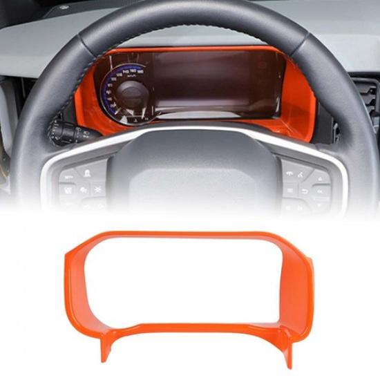 Orange 21+ For Ford Bronco Dashboard Center Console Meter Frame Decor Panel Trim