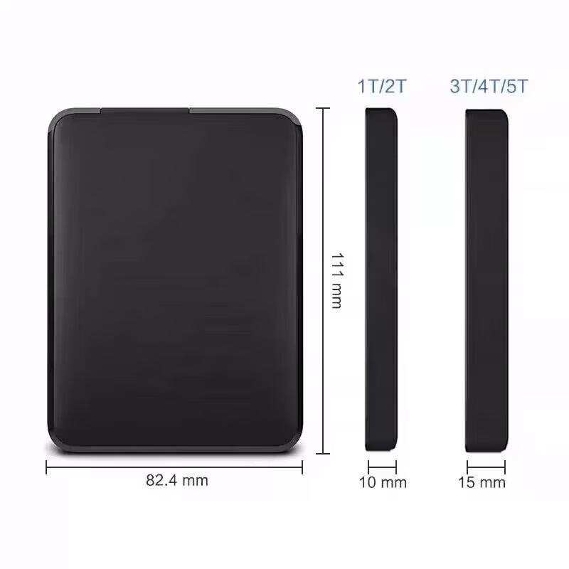 

BaiPu 2TB Type-C Portable Hard Drive
