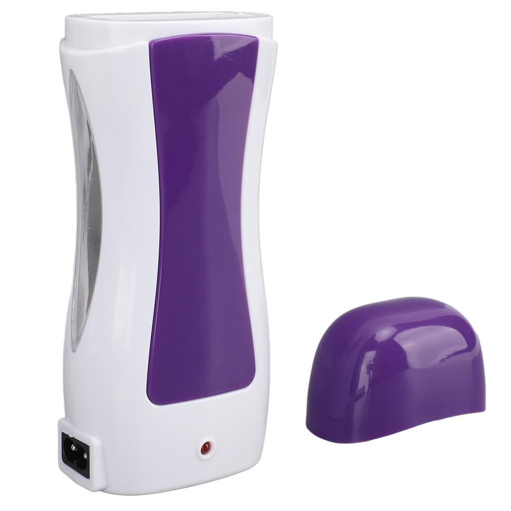 40W 100ML Roll On Wax Heater Single Cartridge Hair Removal Wax Heater Machine Purple US Plug 110V