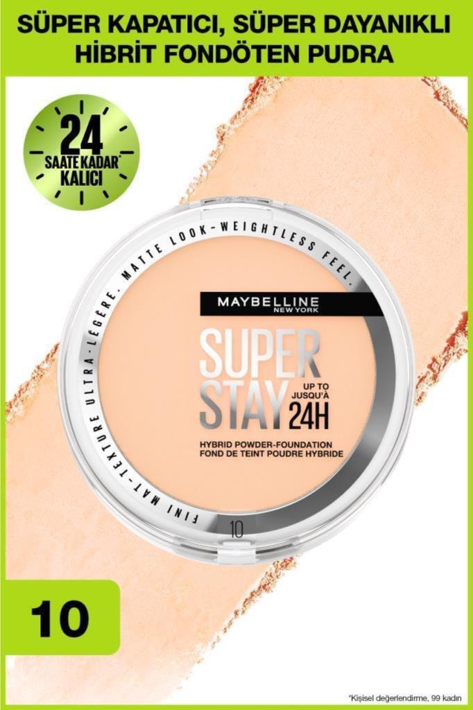 

Maybelline Superstay 24H Hybrid Power Fondöten 10