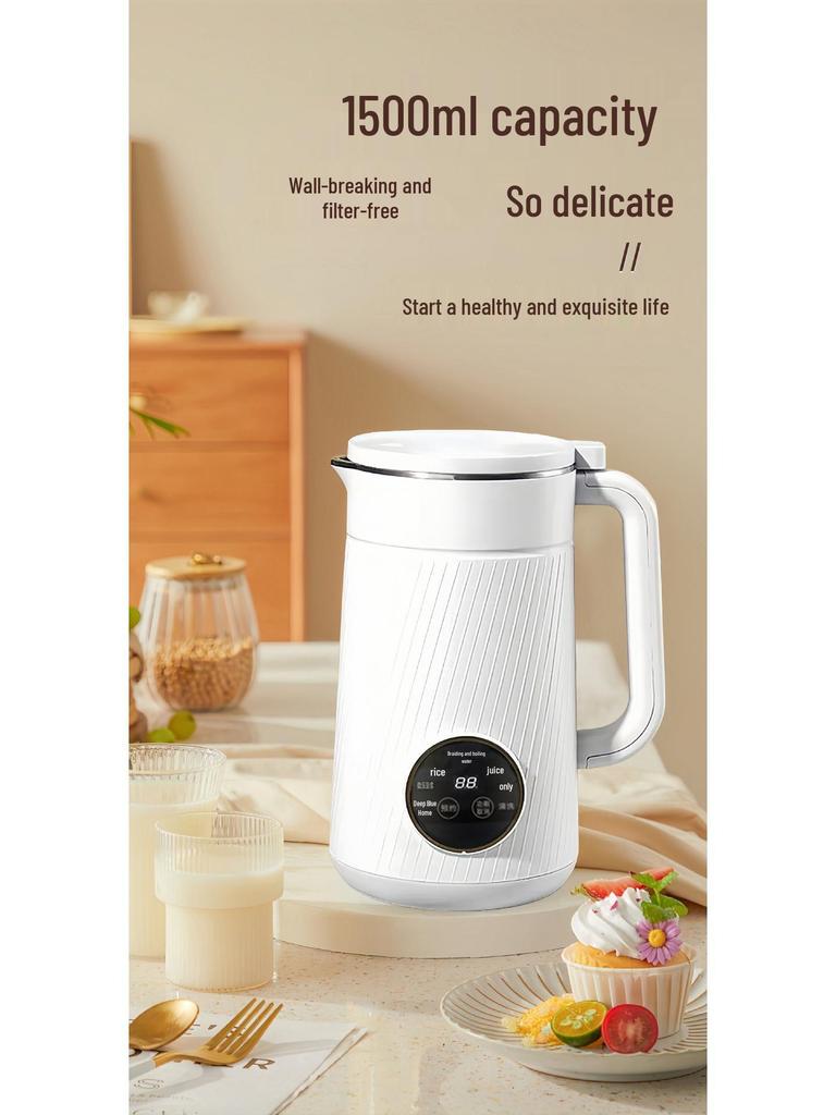 Shenhua Fully Automatic Soy Milk Maker: No-Cook, No-Filter, Multi-Functional Household Food Processor.