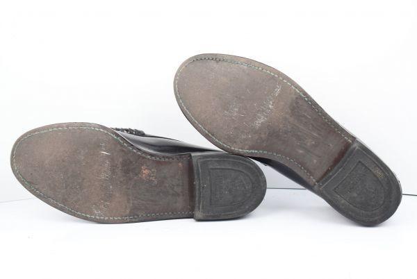 Regal Pánské mokasíny z pravé kůže velikost 24,0 cm černé Goodyear Welt společenské business boty(POUŽITÝ)