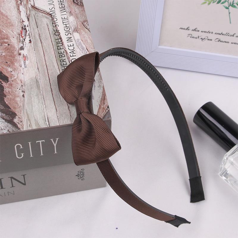 1PCS Cute Solid Color Ribbon Hair bands for Baby Girls Bows summer Headband for girls Kids Fashion Hair Aceessories  FDr10