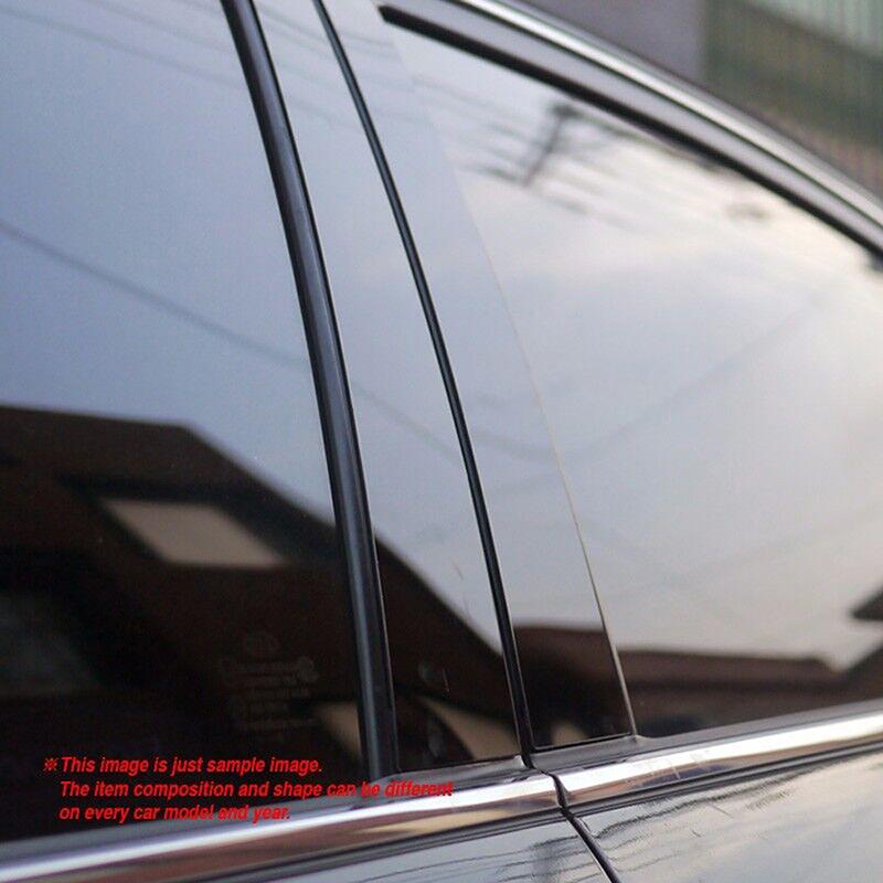 6Pcs Window Door Trim Panel Car Pillar Posts Stickers Exterior Column Decoration For Kia Forte K3 Cerato 2009 2010 2011 2012