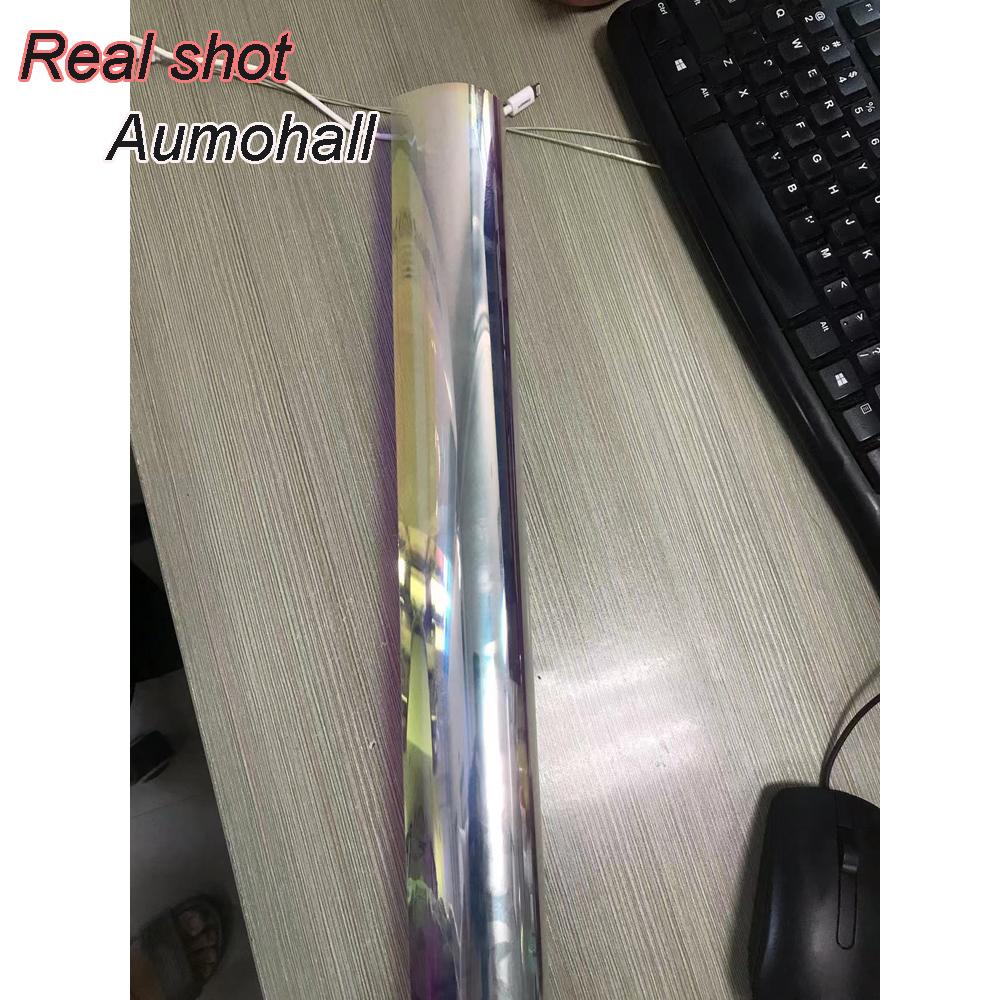 92cm X 152cm VLT 65% Green Chameleon for Car Rear Windshield, Side Window Foils Sun Solar Tints Glass Film Tinting Stickers