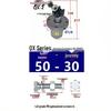 Hydraulic/Pneumatic Blocking Cylinder QX-2/3 with 30 Stroke Fixture Plate Blocker