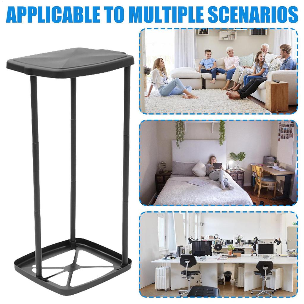 Indoor Rubbish Can Stand Garbage Bag Holder Telescopic Garbage Holders Waste Storage Frame With Lid For Living Room Yard Lawn