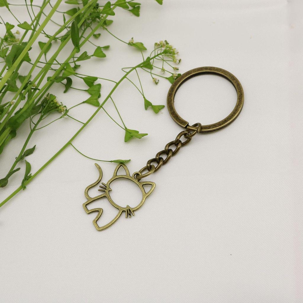 Hollow Cat Keychain Pendant - Popular Design