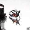 New Dark Style Punk Style Versatile Crow Ring Fashionable Opening Adjustable Index Finger Ring Red Zircon Heart Thorn Crow Rings