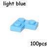 100PCS 2420 Size 1+2 Bricks Dots L MOC Assemble Particles Building Blocks DIY Educational Creative Toy for Kids