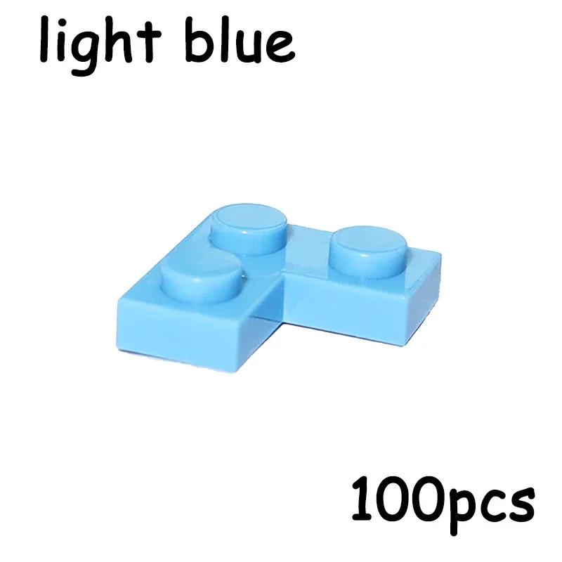 

100 Pieces 2420 Size Specification 1+2 Bricks Dots L Custom Build Assemble Particles Assembling Pieces DIY Educational Tool Creative Design Toy for