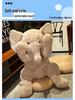 Large Plush Elephant Pillow Toy - Cute Comfort Doll for Children’s Birthday Gift