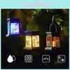 Solar Powered Led Garden Lantern With Twinkling Star Fairy Lights Waterproof