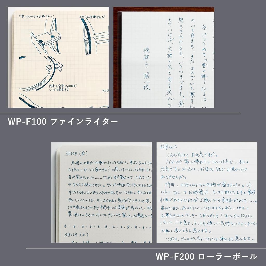 KOKUYO WP Series Pen (Rollerball WP-F200, Black)