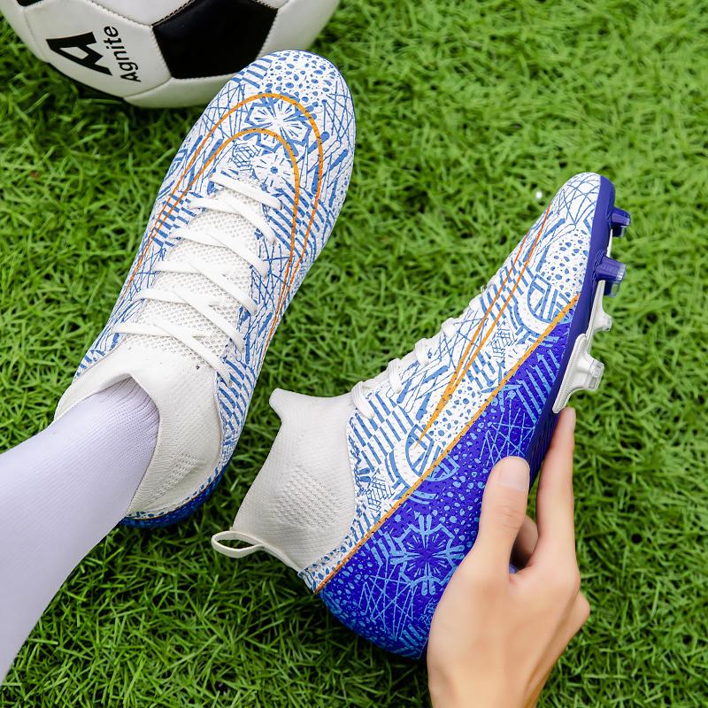 

New Football Shoes Soccer Shoes Men Women Low Cut Training Boots Breathable Sports Footwear from Mainland China 46