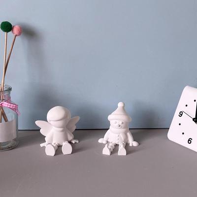 Christmas Candle Making Molds Scented Candle Molds Seasonal Holiday Epoxy Casting Home Decor Craft Moulds For Polymer Art Craft
