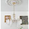 Classic Retro French Glass Crystal Chandelier for Living Room, Restaurant, or Bedroom
