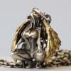 Ka Yi Trendy Angel & Devil Necklace Pendant for Men and Women - Fashionable Sweater Chain