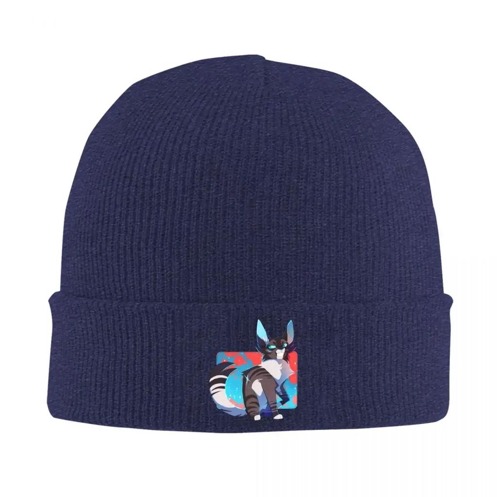 Hawkfrost Warrior Cats Warm Knitted Cap Fashion Bonnet Hat Autumn Winter Outdoor Beanies Hats for Unisex WoUnisex Adult