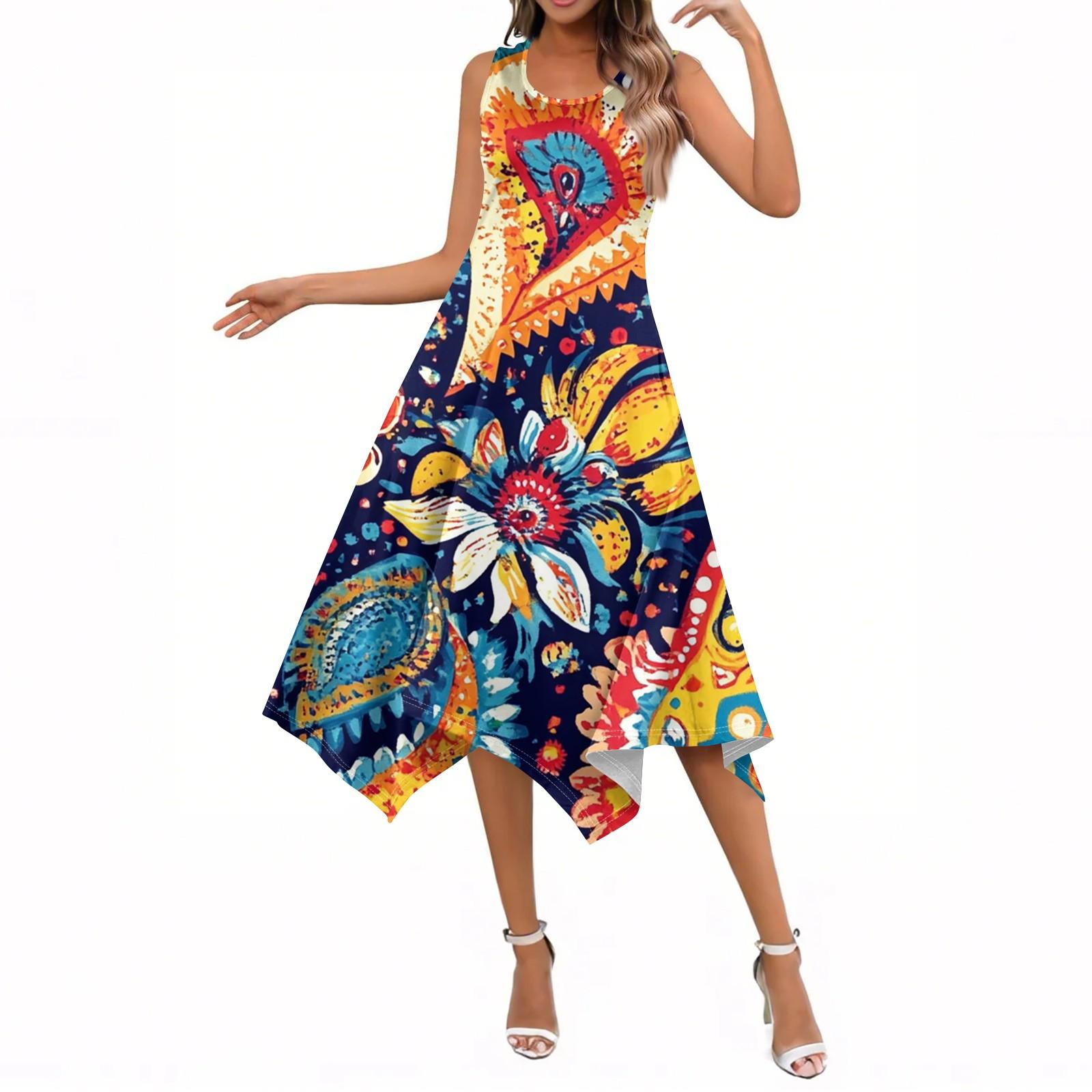 

Жіночі літні повсякденні сукні з плісированою круглою горловиною та кишенями з короткими рукавами XL Темно-синій