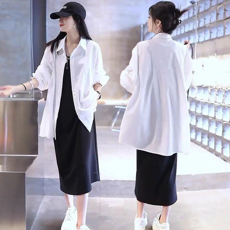 2026 Korean-Style Loose Casual Vest & Sun Protection Shirt Set for Women