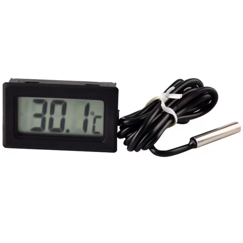 Youpper Embedded Digital Thermometer with Probe CN plug (adapter included) 2-meter Cable