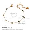 Colorful gravel boho style necklace bracelet irregular jewelry set for women