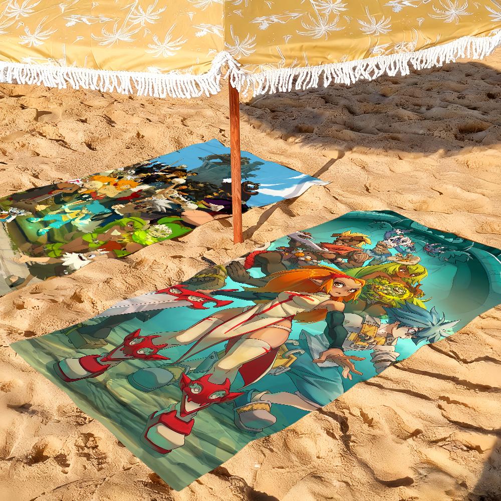 Classic Game W-Wakfu-S Cool Towel Soft Pool Gift For Travel Gym Shower Camping Quick Dry Sports Large Beach Towels