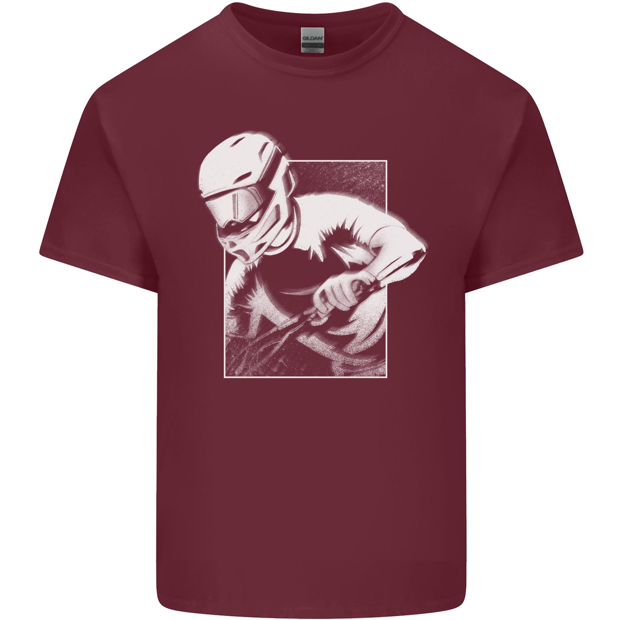 Downhill Mountain Biking DH Cycling Unisexs Light Cotton TShirt S
