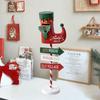 Christmas Mailbox Decoration Ornament Home Furnishing Xmas Iron Art