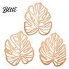 Tropical Home Wall Decoration 3Pcs Hollow Monstera Leaf Decoration, Wooden Art Hanging Plaque, Decorative Gift for Housewarming Sculpture with