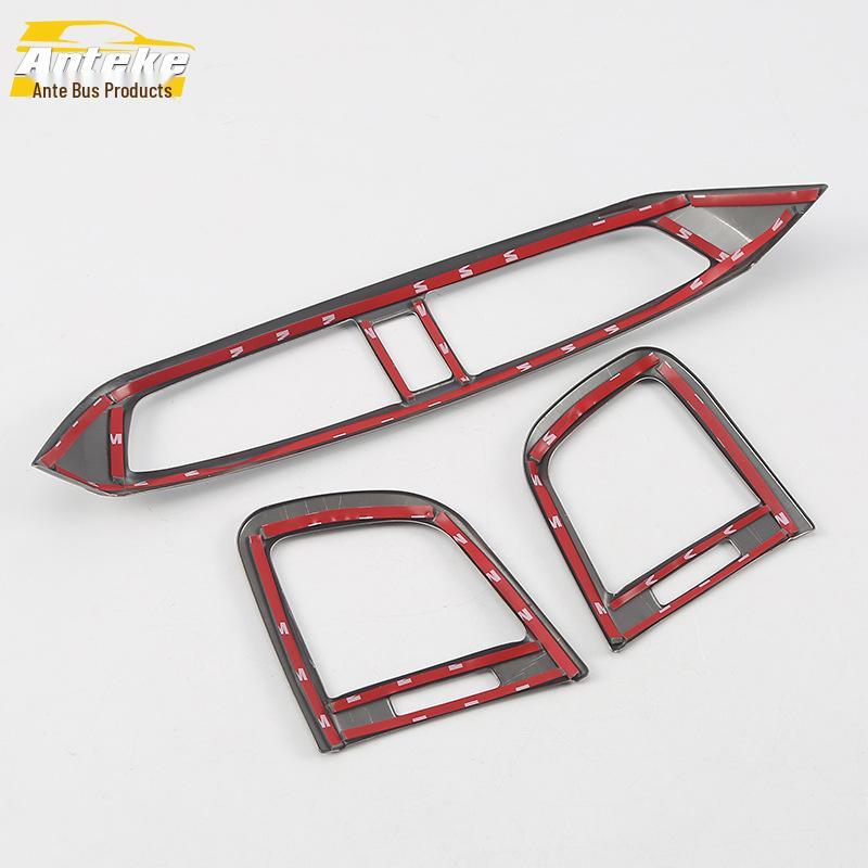 17 CRV Front Row Air Vent Decorative Frame & Center Console Bright Trim Accessories