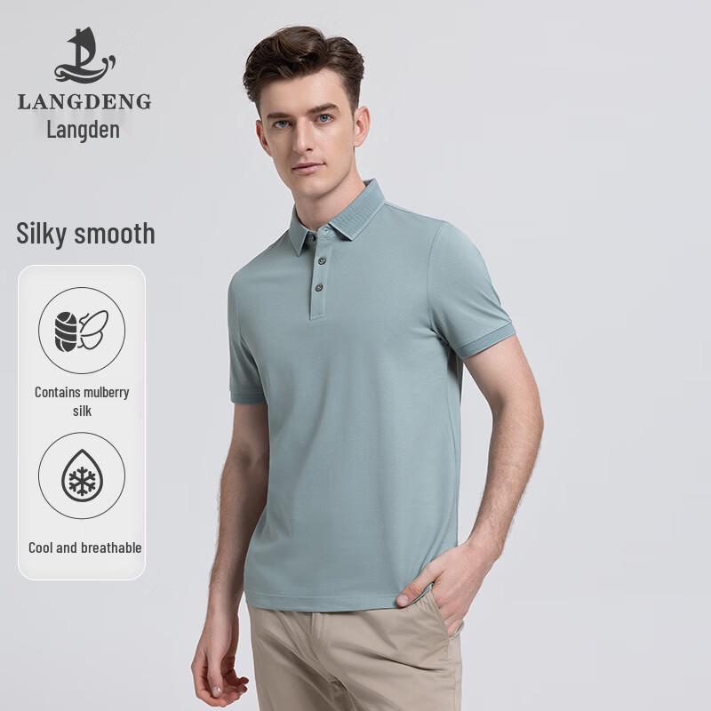 

Langdeng Men s Summer Cool Touch Polo Shirt XL （180/96A）
