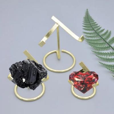 Mini-Kristallkugel-Schmuckständer Metall-Ausstellungsständer Neuer Kristallkugel-Halter Für Steine