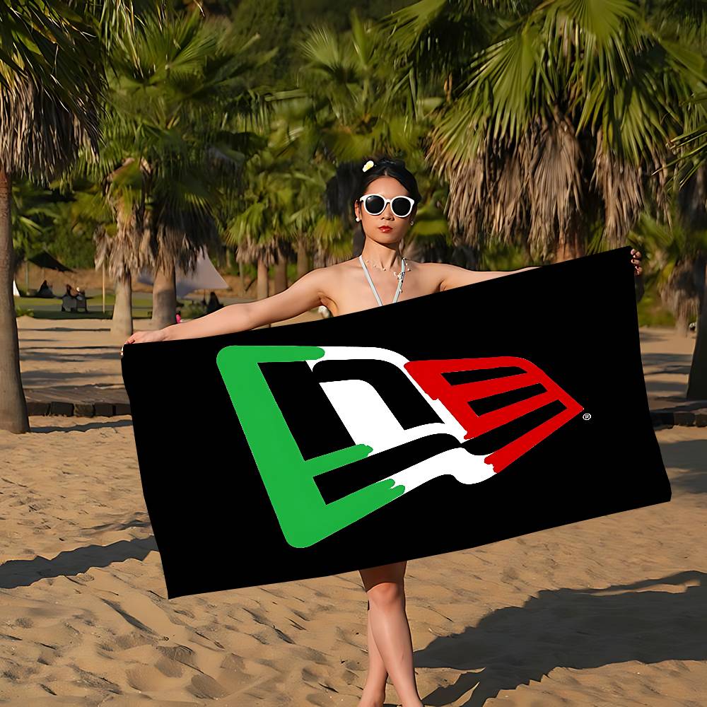 N-NewS E-Era Logo Anime Beach Swimming Towel Soft Absorbent Washcloth Children's Gifts For Kids Travel Camping Gym