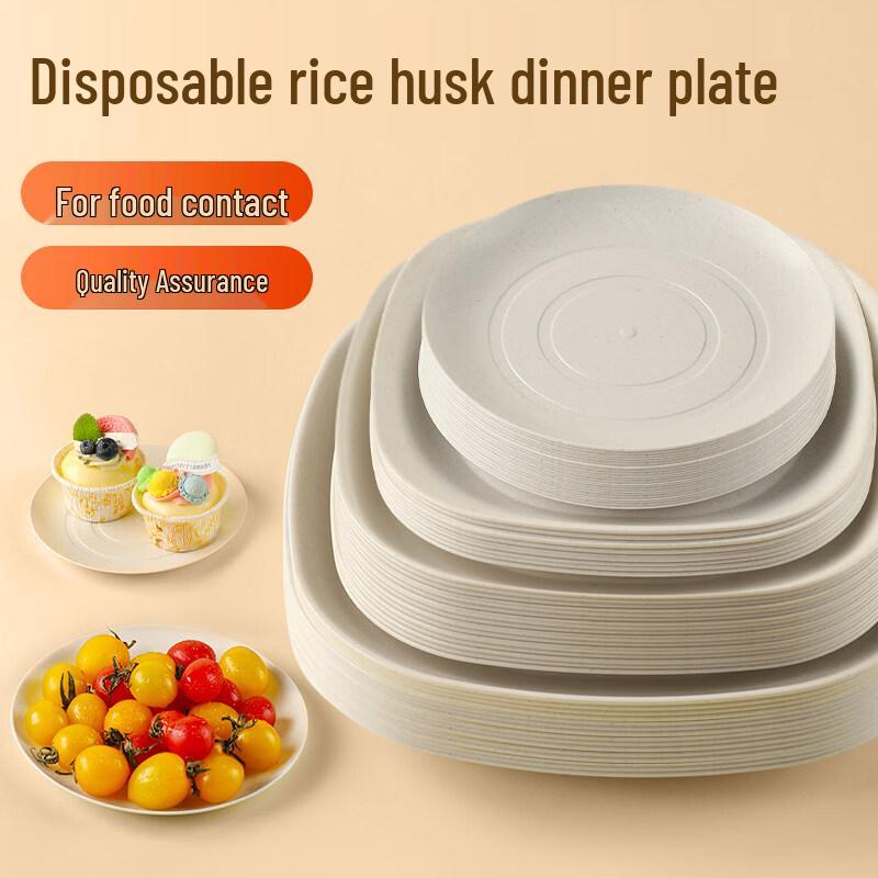 Eco-Friendly Disposable Wheat Straw Plates