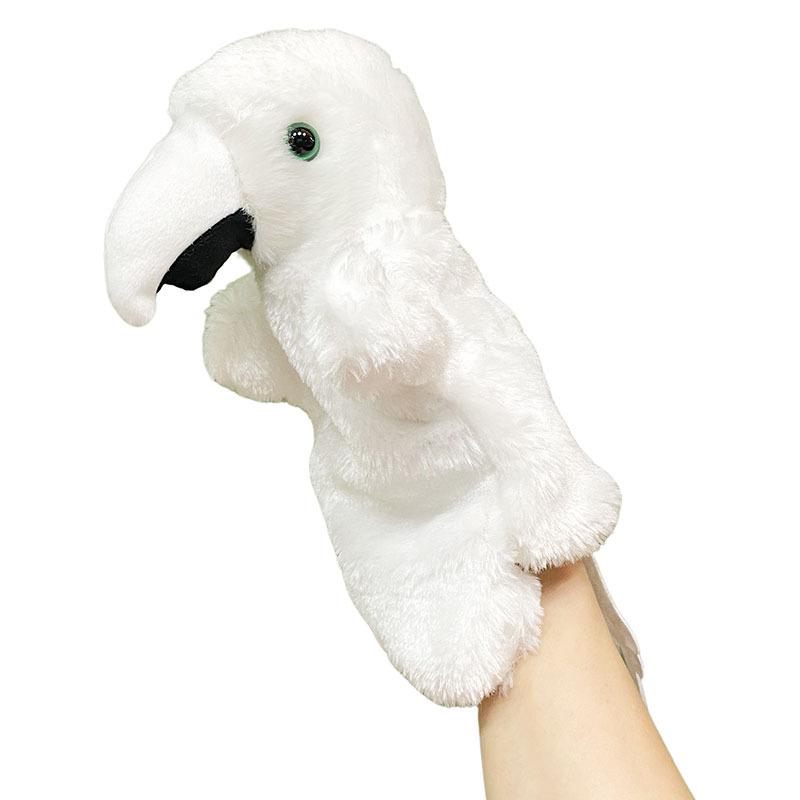 Animal Hand Puppet Cat Dolls Plush Hand Doll Early Education Learning Toys Children Marionetes Puppets for telling story