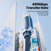 Toocki USB C To Lighting Cable for 14 13 12 11 Pro Max Mini 8 7 Plus AirPods iPad Fast Charging Type C Lightning Cable