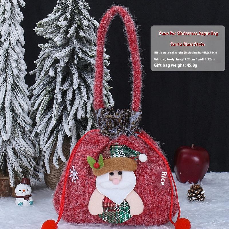 Christmas Apple Bag Children's Gift Bag Kindergarten Candy Bag Christmas Eve Apple Packaging Gift Box