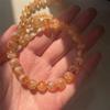 New Arrivals 8mm Crystal Stone Jewelry Natural Gold Citrine Fashion Beaded Bracelets for Gift