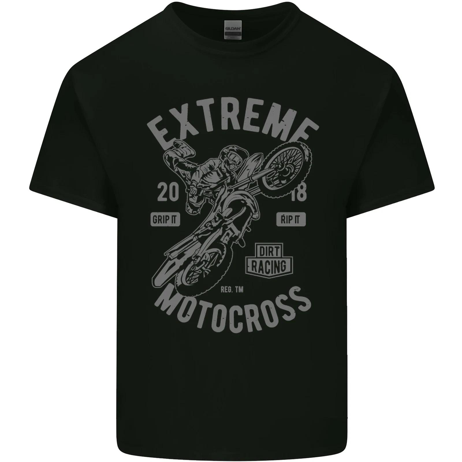 Extreme Motocross Motorbike Motox Kids T-Shirt Childrens 3XL