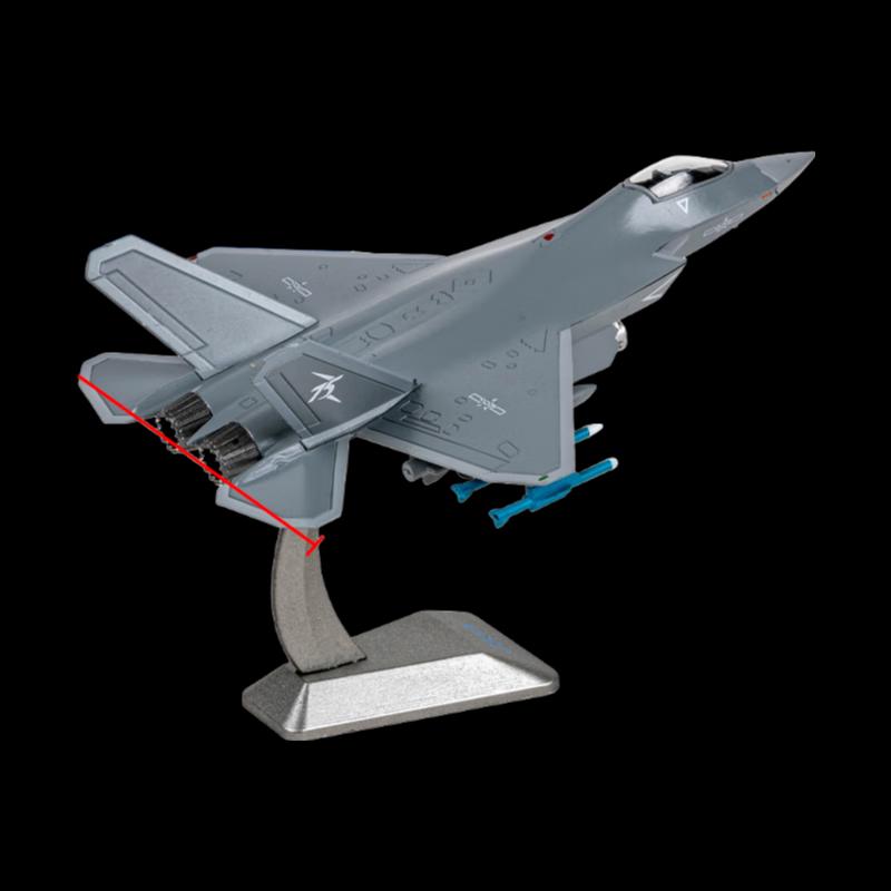 J-35 Fighter Jet Alloy Display Model