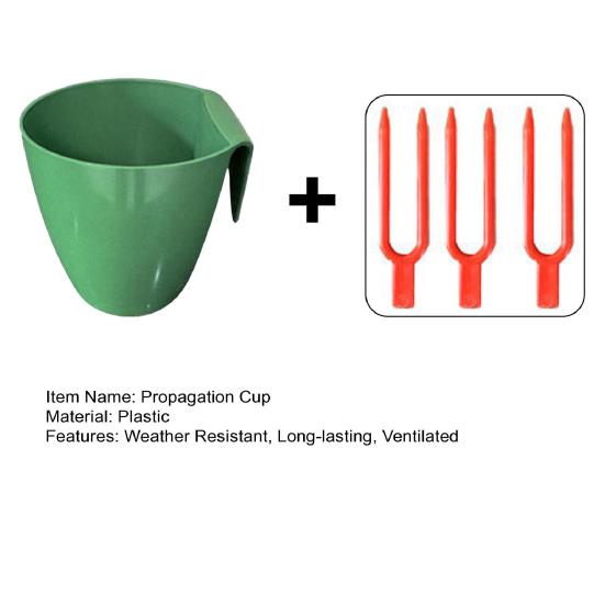 Strawberry Propagation Cups Ventilated Strawberry Plant Starter Cups with And Runner Forks Propagation Containers for Promoting Healthy Growth