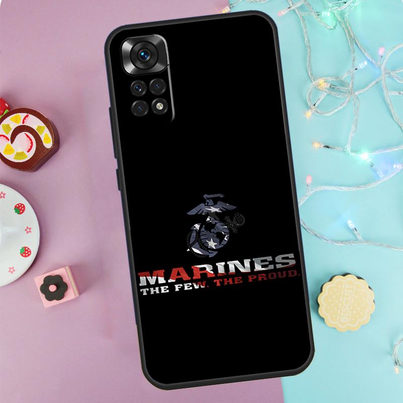 

USMC Marine Corps Case For Xiaomi Redmi Note 14 13 9 10 11 12 Pro 9S 10S 11S 12S Redmi 13C 10C 12C 14C Cover Redmi 9C