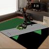 1 Stück Teppich Sassuolo Fußballwappen Design Teppich, Stuhlteppich, Läufer für Büro Schlafzimmer Wohnzimmer Schlafzimmer, Fußabtreter Dekoration Weihnachts-Fan-Geschenke