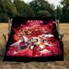 Cityscape Hazbin Nightmares Blanket Flannel Throw for Sofa, Indoor, Camping, Living Room, Office, Chair, And Bed Soft Birthday Gift