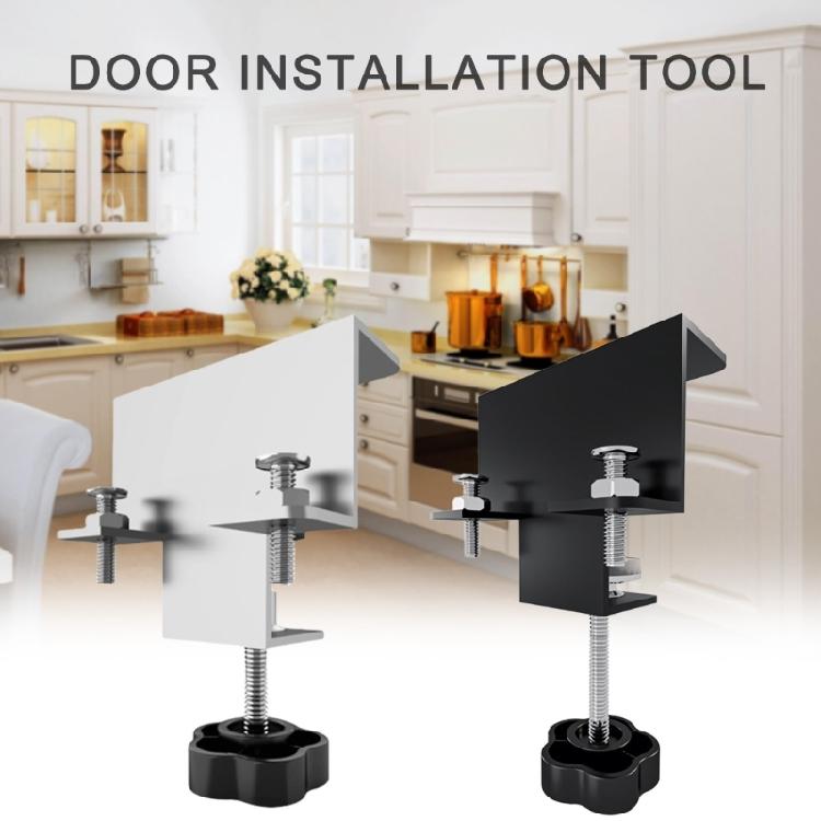 Door Install Locator Carpentry Framework DIY Support Arm Cabinets Frame Mounting Jig Cupboard Mounting Clamp