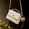2025 New Niche Soft Leather Texture Women's Handheld Small Square Bag High-end Versatile Large Capacity Shoulder Crossbody Bag