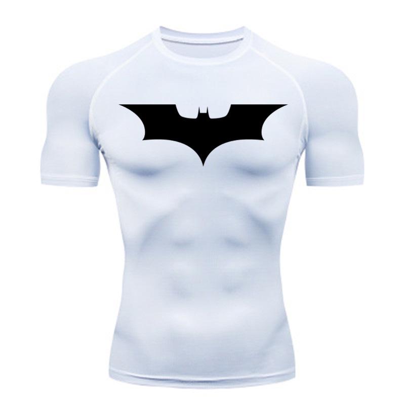 Men's Quick Dry Short Sleeve Compression T-Shirt for Sport and Fitness