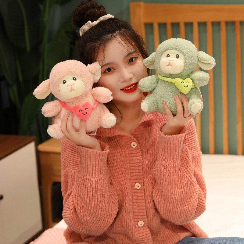 1 шт. 20/25 см каваи овцы плюшевые игрушки мягкие куклы альпака прекрасная игрушка — фото 7